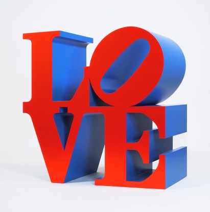 Robert Indiana, LOVE (Red Faces Blue Sides), 1966 - 2000 